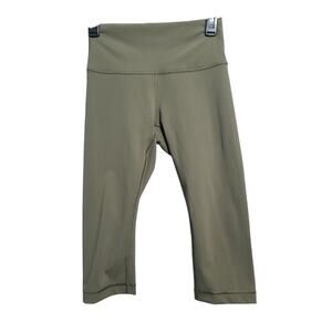 Lululemon Wunder Under Hi-Rise 1/2 Tight Dark Olive Size 6